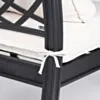 Loungeset Svart Aluminium 5-pers - Florence