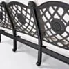 Loungeset Svart Aluminium 5-pers - Florence