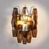 Vägglampa Kristall Krom/Cognac - Catania