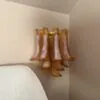 Vägglampa Kristall Bärnsten/Mässing - Livorno