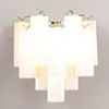 Vägglampa Kristall Opal/Krom - Cagliari