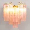Vägglampa Kristall Rosa/Mässing - Cagliari