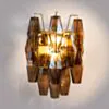 Vägglampa Kristall Mässing/Cognac - Catania