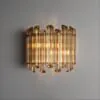 Vägglampa Kristall 33cm Cognac - Verona