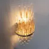 Kristall Vägglampa Krakow Guld H43cm