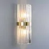 Kristall Vägglampa Milan Guld H45cm