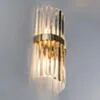 Kristall Vägglampa Milan Guld H45cm