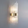 Kristall Vägglampa Rome Guld H54cm