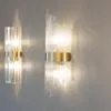 Kristall Vägglampa Rome Guld H54cm