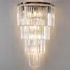 Kristall Vägglampa Valence Krom H80cm