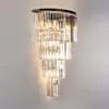 Kristall Vägglampa Valence Krom H80cm
