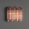 Vägglampa Kristall 33cm Rosa - Verona