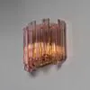 Vägglampa Kristall 33cm Rosa - Verona