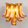 Vägglampa Kristall Bärnsten/Mässing - Livorno