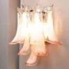 Vägglampa Kristall Rosa/Krom - Livorno