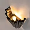 Vägglampa Svart H40cm - Monaco