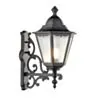 Vägglampa Utomhus Gammaldags Svart Ø33cm - Buckingham