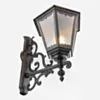 Vägglampa Utomhus Gammaldags Svart Ø33cm - Buckingham