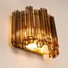 Vägglampa Kristall 33cm Cognac - Verona