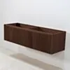 Dubbelkommod Valnöt 150cm Vit Marmor - Båstad