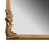 Valvformad Spegel Guld 114x100cm Mary