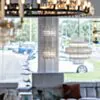 Vägglampa Kristall 33cm Mässing - Verona