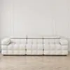 Soffa 3-sits 285cm Vit  - Paris