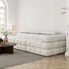 Soffa 3-sits 288cm Vit Armstöd Höger - Paris