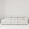 Soffa 3-sits 288cm Vit Armstöd Höger - Paris