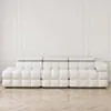 Soffa 3-sits 288cm Vit Armstöd Höger - Paris