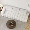 Soffa 3-sits 288cm Vit Armstöd Vänster - Paris