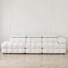 Soffa 3-sits 288cm Vit Boucle Armstöd Höger - Paris