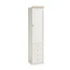 Vit Garderobsmodul 1D-08 Panel Höger - Monte Carlo