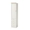 Vit Garderobsmodul 1D-08 Panel Vänster - Monte Carlo