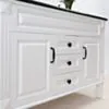 Kommod Badrum 120cm Nashville Vit - Grön Marmor