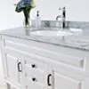 Kommod Badrum 120cm Nashville Vit - Blå Marmor