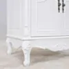 Kommod Badrum 80cm Ottawa Vit - Vit Marmor