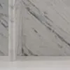Soffbord Ø80cm Vit Marmor - Matisse