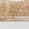Kommod Badrum 80cm Utah Vit - Beige Marmor