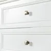 Kommod Badrum 80cm Utah Vit - Vit Marmor