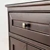 Kommod Badrum 60cm Brun Wyoming - Vit Marmor