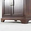 Kommod Badrum 80cm Brun Wyoming - Beige Marmor