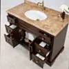 wyoming_kommod_mörkbrun_marmor_beige