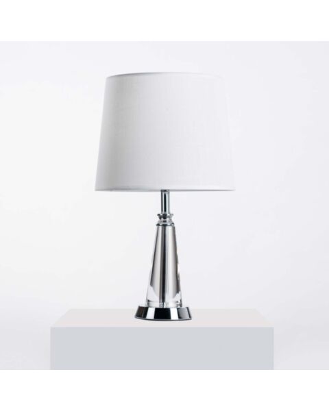 Bordslampa Glas/Krom H50cm - Pisa