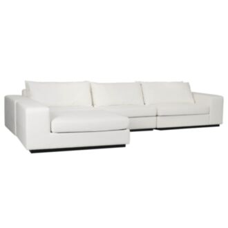 Soffa Vit 380cm Divan - Montecito