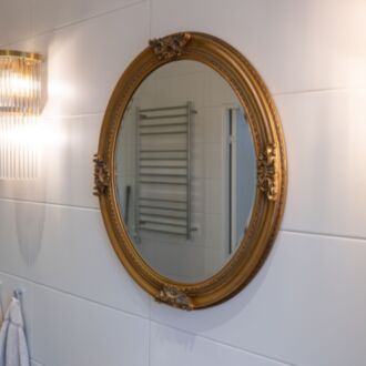Guldspegel Rund 63x73cm Victoria