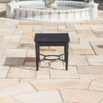 Sidobord Utomhus Svart Aluminium Capri