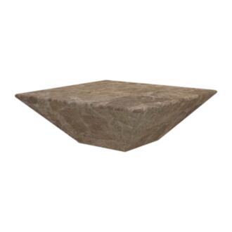 Marmor Soffbord Beige Trapeze - Ares