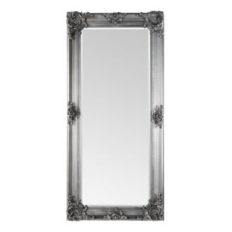 Helkroppsspegel 80x170cm Trä Silver Queen