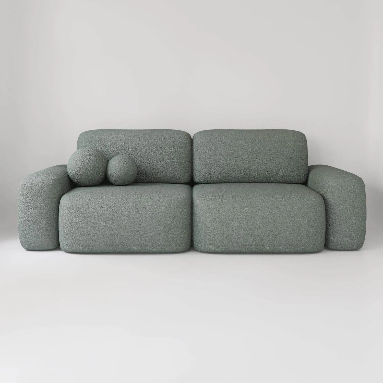 Soffa 3-sits 253cm Mintgrön - Huntington